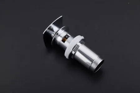 Донный клапан для раковины с переливом Frap F60-2, хром