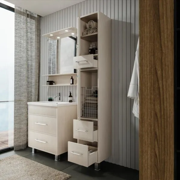 Пенал Бриклаер ЧИЛИ 35 см, светлая лиственница