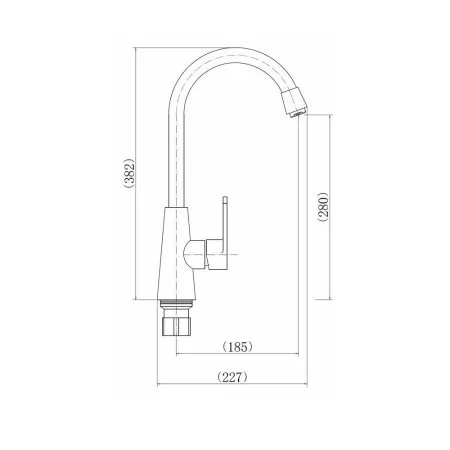 Смеситель для кухни PLStart (PL4002)