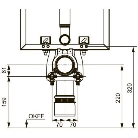 Кронштейн Tece TECEone 9880047
