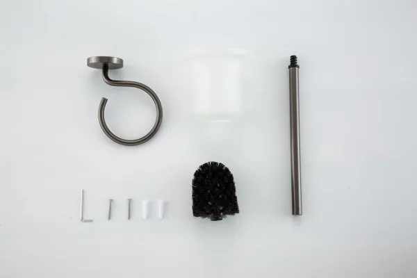 Ершик подвесной Gappo G3VX07KI10ZP-9OP, оружейная сталь - купить в Москве по низкой цене в интернет-магазине с доставкой по всей России | HITsant Ершик подвесной Gappo G3VX07KI10ZP-9OP, оружейная сталь