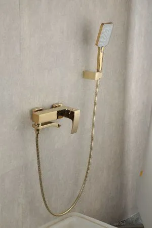 Смеситель для ванны Gappo G3207-3, однорычажный, золото