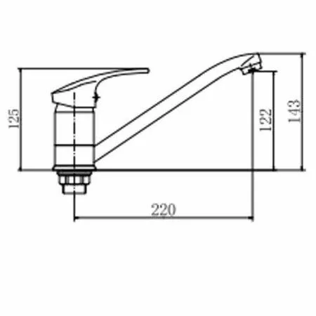 Смеситель для кухни FASHUN (A4921)