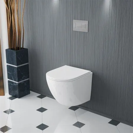 Унитаз подвесной OWL 1975 Vind Cirkel-H TOWLT190302 микролифт