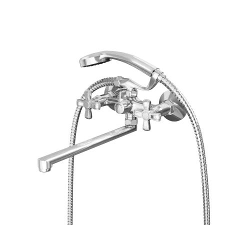 Смеситель для ванны с длинным поворотным изливом RUSH Bianki (BI7650-51)