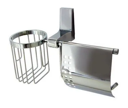 Держатель туалетной бумаги WasserKRAFT Lopau K-6059 хром - купить в Москве по низкой цене в интернет-магазине с доставкой по всей России | HITsant Держатель туалетной бумаги WasserKRAFT Lopau K-6059 хром