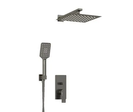 Встраиваемая душевая система WasserKRAFT A84202 оружейная сталь