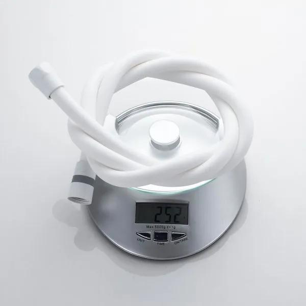 Смеситель для душевой кабины однорычажный  Shevanik S4716C, Белый