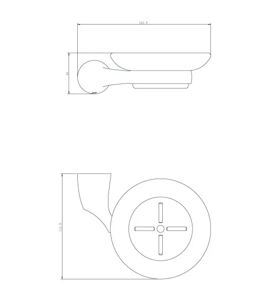 Мыльница стеклянная RUSH Devon (DE75411)