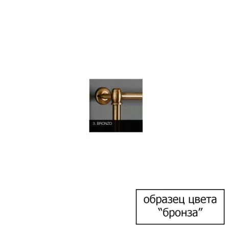 Унитаз приставной Simas Londra LO911bi горизонтальный выпуск, белый/бронза