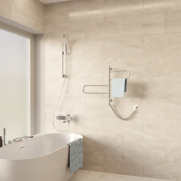 Полотенцесушитель электрический Vincea VTD-1R1CE 44x60 хром - купить в Москве по низкой цене в интернет-магазине с доставкой по всей России | HITsant Полотенцесушитель электрический Vincea VTD-1R1CE 44x60 хром