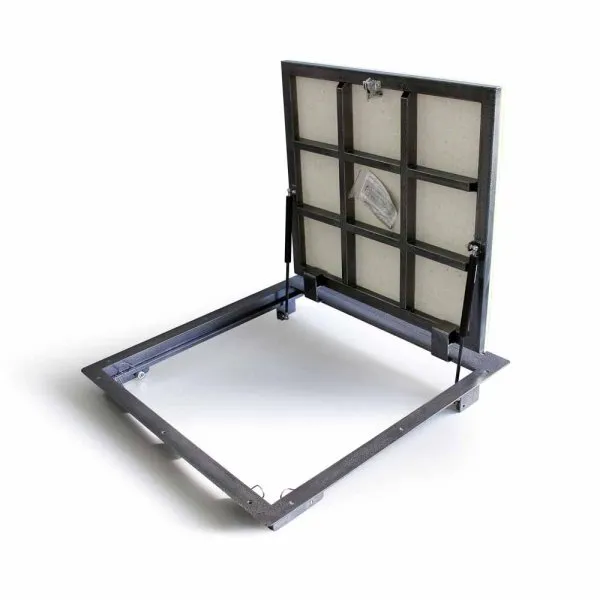 Напольный люк на амортизаторах Практика Портал 80-80