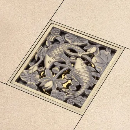 Душевой трап Gappo G81002-4 с решеткой - купить в Москве по низкой цене в интернет-магазине с доставкой по всей России | HITsant Душевой трап Gappo G81002-4 с решеткой