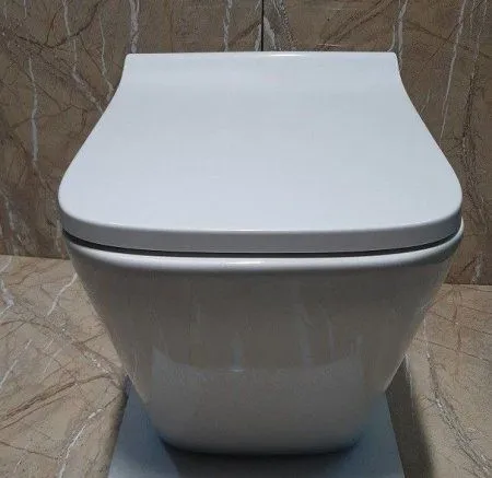 Унитаз подвесной CeramaLux 5171, Бело-Глянцевый