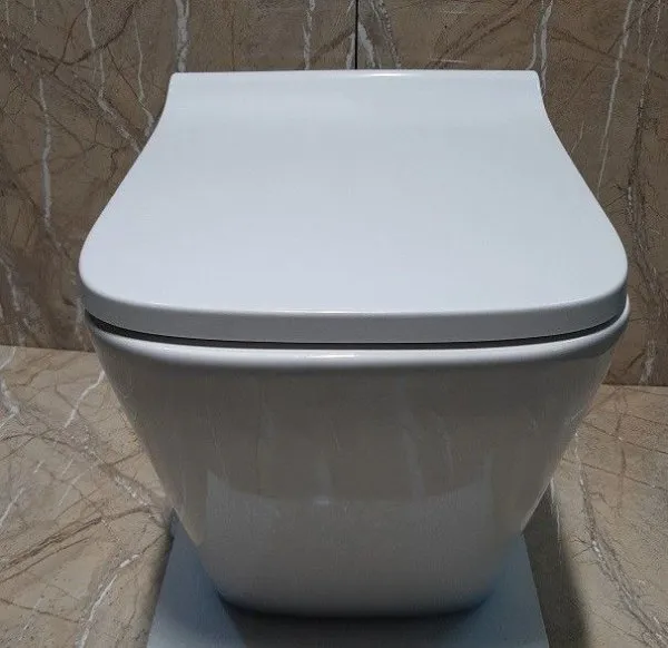 Унитаз подвесной CeramaLux 5171, Бело-Глянцевый