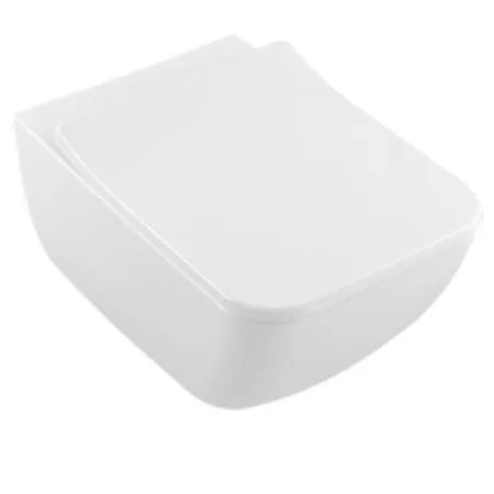 Унитаз подвесной Villeroy & Boch Legato 5663RS01 микролифт, белый альпин - купить в Москве по низкой цене в интернет-магазине с доставкой по всей России | HITsant Унитаз подвесной Villeroy & Boch Legato 5663RS01 микролифт, белый альпин