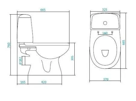 Унитаз-компакт Santek Цезарь WH301745