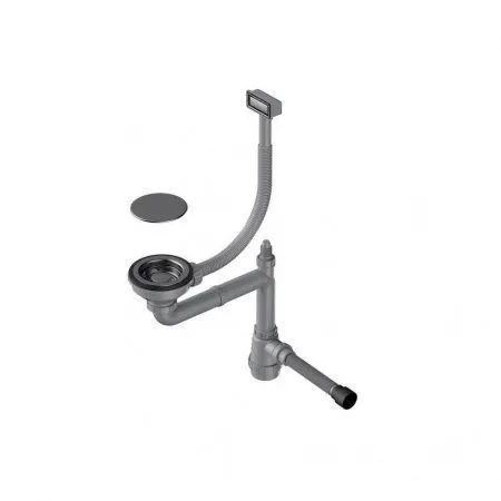 Слив-перелив для мойки Omoikiri WK-1C-GM вороненая сталь