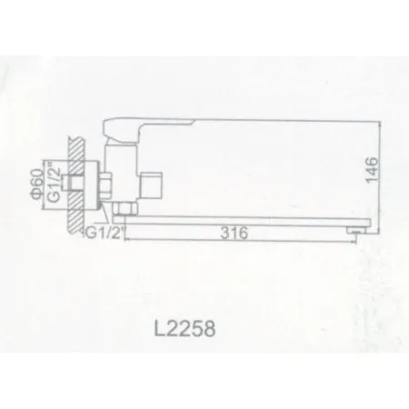Смеситель Ledeme L2258 хром