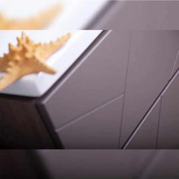 Тумба под раковину подвесная Бриклаер КРИСТАЛЛ ясень анкор темный/графит, 60 см