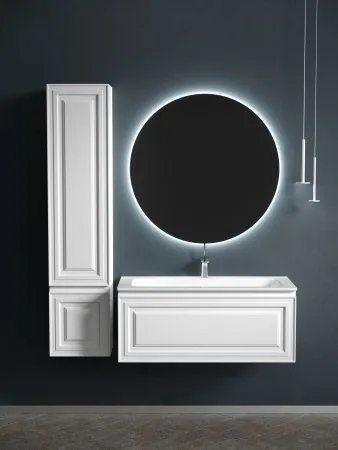 Тумба подвесная SANCOS Very 995х445х406, c одним  ящиком оснащенным доводчиками, Bianco , VR100W