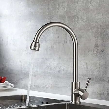 Смеситель Ledeme L74205 нержавеющая сталь