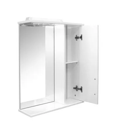 Зеркало-шкаф навесной с подсветкой MIXLINE Вилена-55 правый (524708) - купить в Москве по низкой цене в интернет-магазине с доставкой по всей России | HITsant Зеркало-шкаф навесной с подсветкой MIXLINE Вилена-55 правый (524708)