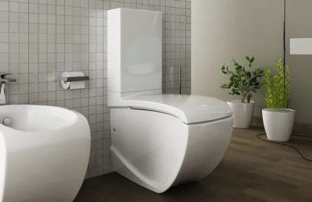 Унитаз-компакт ArtCeram Hi-Line HIV003 01;00 белый глянцевый