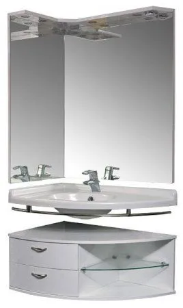 Мебельная раковина Aquanet Ибис правая с п/д