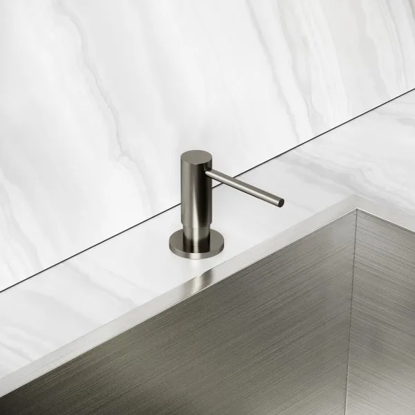 Дозатор для кухонной мойки Sancos, объем 500 мл, цвет вороненая сталь,  SC40100ZG