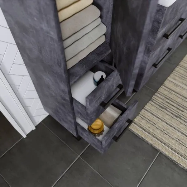 Пенал Бриклаер ЧИЛИ 35 см, цемент