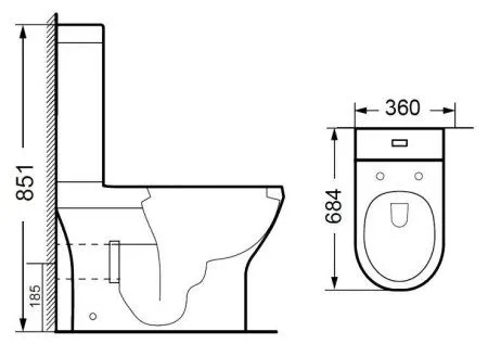 Унитаз-компакт BelBagno Antareo