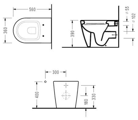 Унитаз приставной Serel Smart SM11SL микролифт - купить в Москве по низкой цене в интернет-магазине с доставкой по всей России | HITsant Унитаз приставной Serel Smart SM11SL микролифт