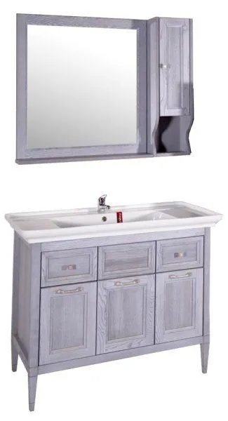 Тумба ASB-Woodline Гранда 105 (Grigio) под раковину Дуглас 105 (11486/2)