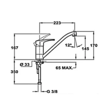 Смеситель TEKA MS1 гранит