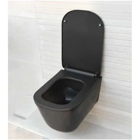 Чаша для подвесного унитаза Kerasan Tribeca 511475 безободковый, бургундский матовый