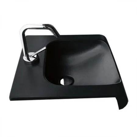 Раковина Kerasan Inka Project 341104*1 60x40 черный глянцевый