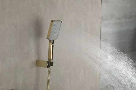 Смеситель для ванны Gappo G3207-3, однорычажный, золото