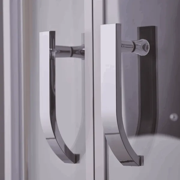 Душевая кабина SSWW WU110 138x138x220 без пара, высокий поддон, с гидромассажем, белый