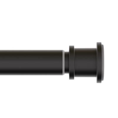 Карниз для ванной комнаты, 110-200 см, черный матовый, Elegante, IDDIS, RSB0120i14
