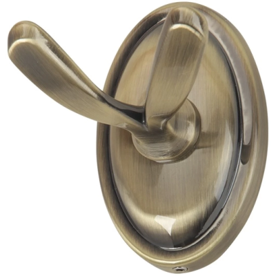Крючок Veragio Bonjour Bronzo VR.BNR-7832.BR двойной, для ванны, бронза