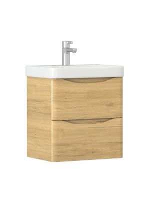 Тумба под раковину Velvex Clay 500-0-2 (9595) навесная (370)