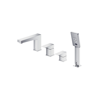 Смеситель Omnires Fresh FR7132CR на борт ванны, хром