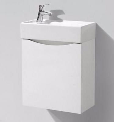 Тумба с раковиной BelBagno Mini 50 R bianco lucido