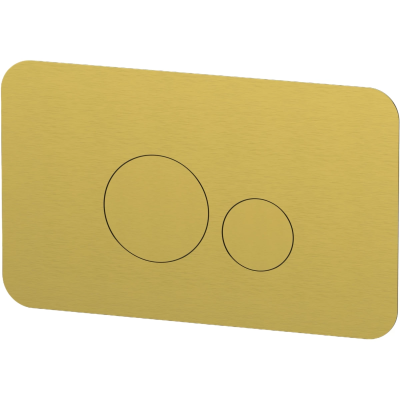 Кнопка смыва Remer RB810BG для инсталляции, золотой матовый