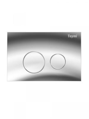 Клавиша смыва Teymi Lina, двойной смыв, хром глянец T70102CH