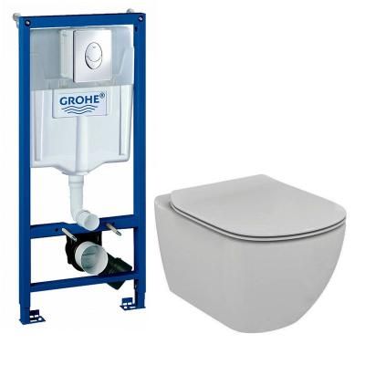Комплект унитаз Ideal Standard Tesi T007901 + инсталляция Grohe Rapid SL 38721001 3 в 1 [SET]