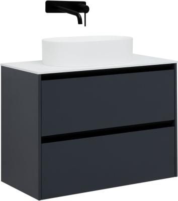 Тумба под раковину Allen Brau Activity 90 1.34005.AM антрацит матовый/черный браш