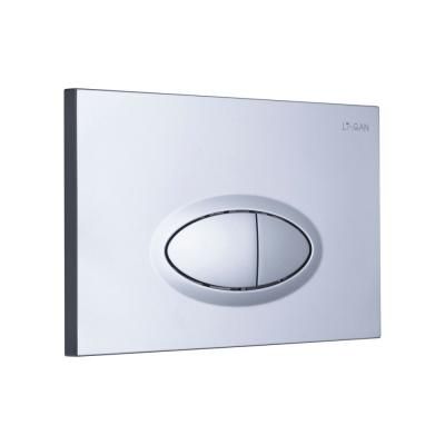 Кнопка смыва Logan Oval 00297678 хром матовый