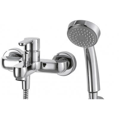 Смеситель Bravat Stream F63783C-B для ванны с коротким изливом хром